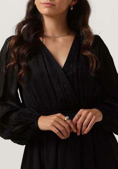 Zwarte SCOTCH & SODA Mini jurk BALLOON SLEEVE MINI DRESS - large