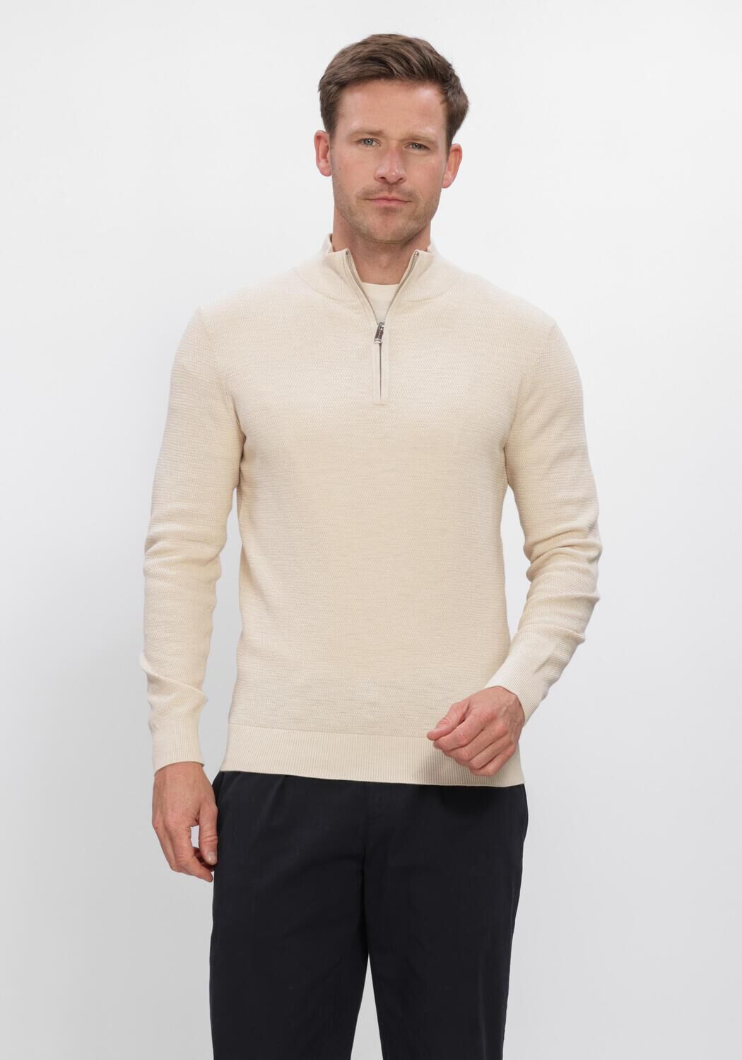 Creme PROFUOMO Trui PPXJ30023