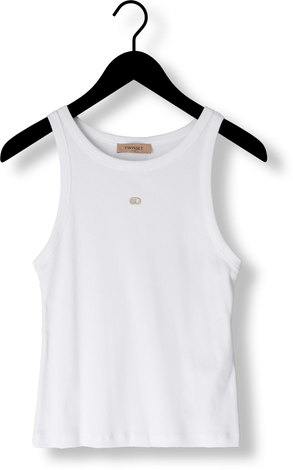 TWINSET MILANO Dames Tops & T-shirts Knitted Tank Top Wit