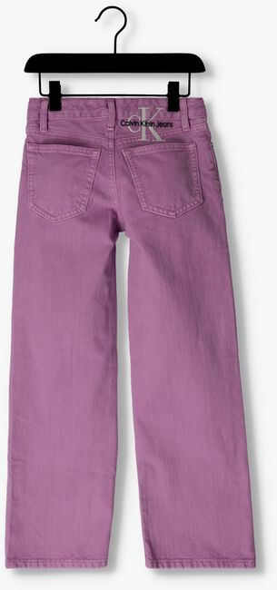 Paarse CALVIN KLEIN Wide jeans WIDE LEG HR IRIS ORCHID - large
