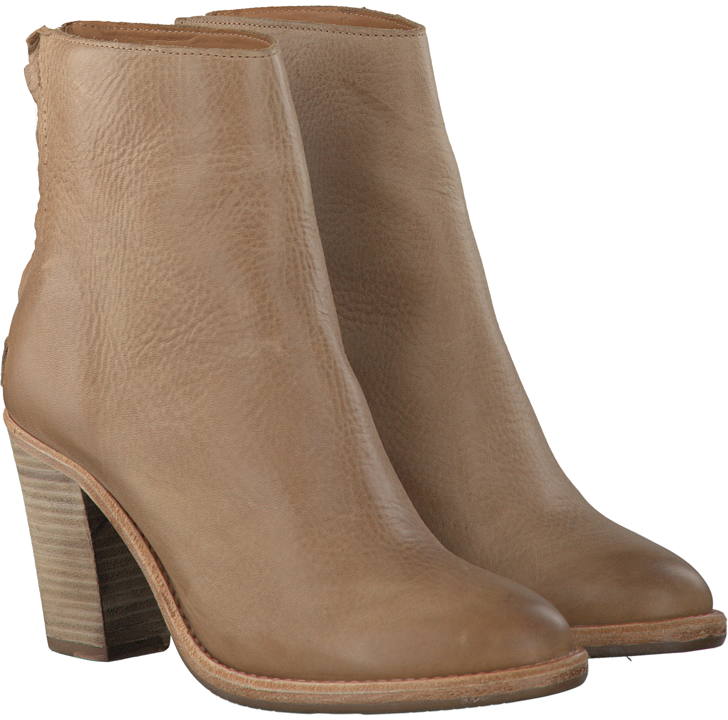 Beige SHABBIES Enkellaarsjes 183020137 | Omoda Beige SHABBIES Enkellaarsjes 183020137 | Omoda