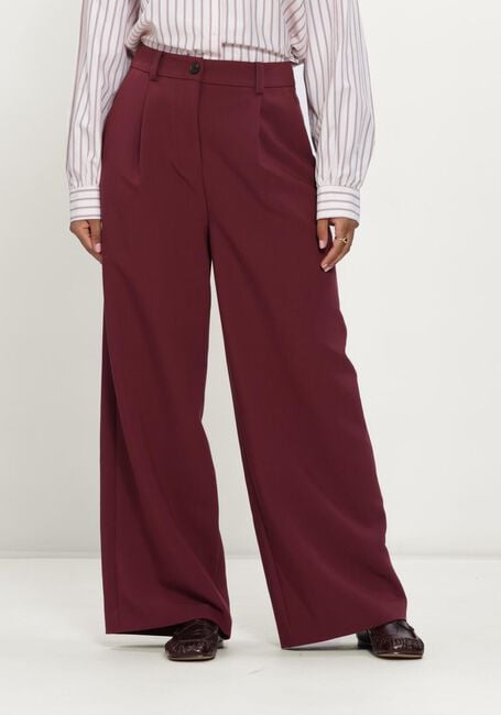 Bordeaux MODSTR&Ouml;M Wijde broek GALEMD WIDE PANTS - large