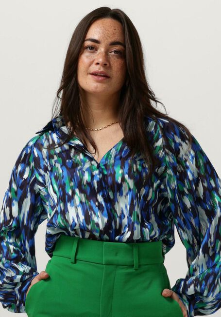 Donkerblauwe MINUS Blouses MARJA SHIRT - large