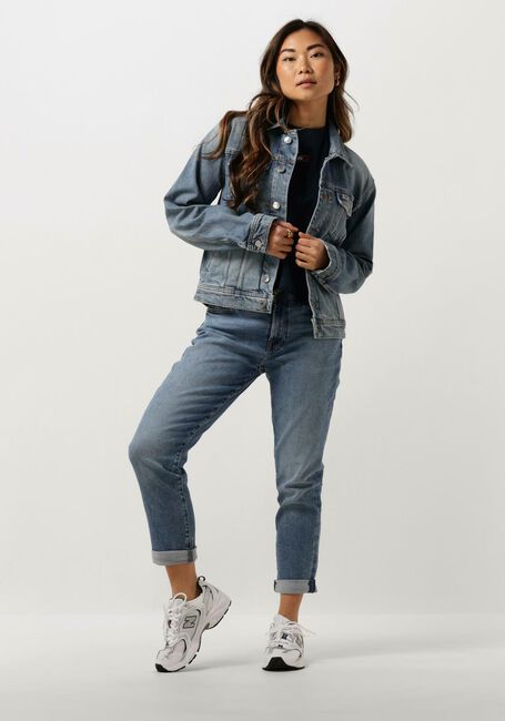 Donkerblauwe TOMMY JEANS T-shirt TJW BXY BADGE TEE - large