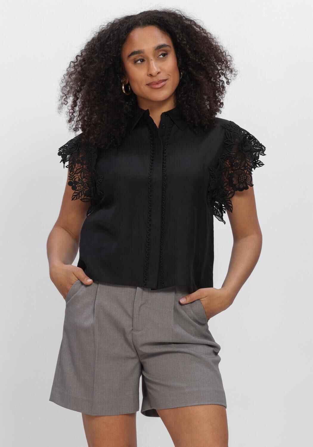 Zwarte COPENHAGEN MUSE Tops & T-shirts CMMOLLY-SHIRT - large