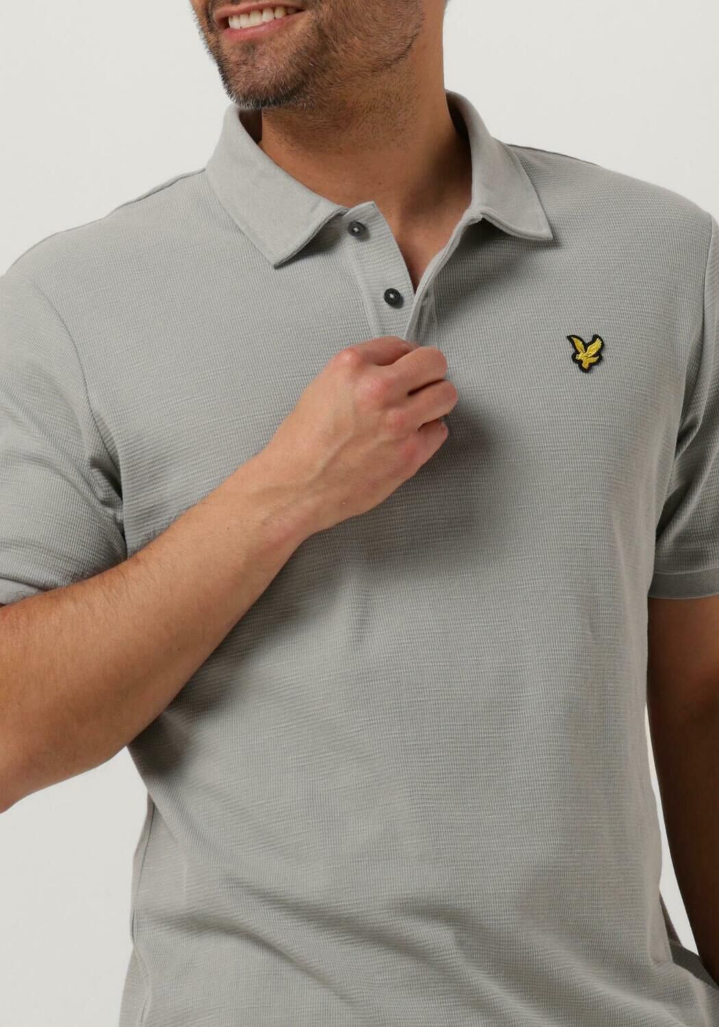 Grijze polo outlet