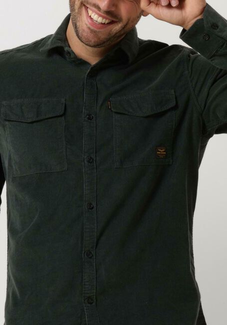 Groene PME LEGEND Overshirt LONG SLEEVE SHIRT FINE CTN CORDUROY - large