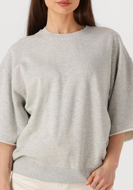Grijze CATWALK JUNKIE Trui SHORT SLEEVE SWEATER - large