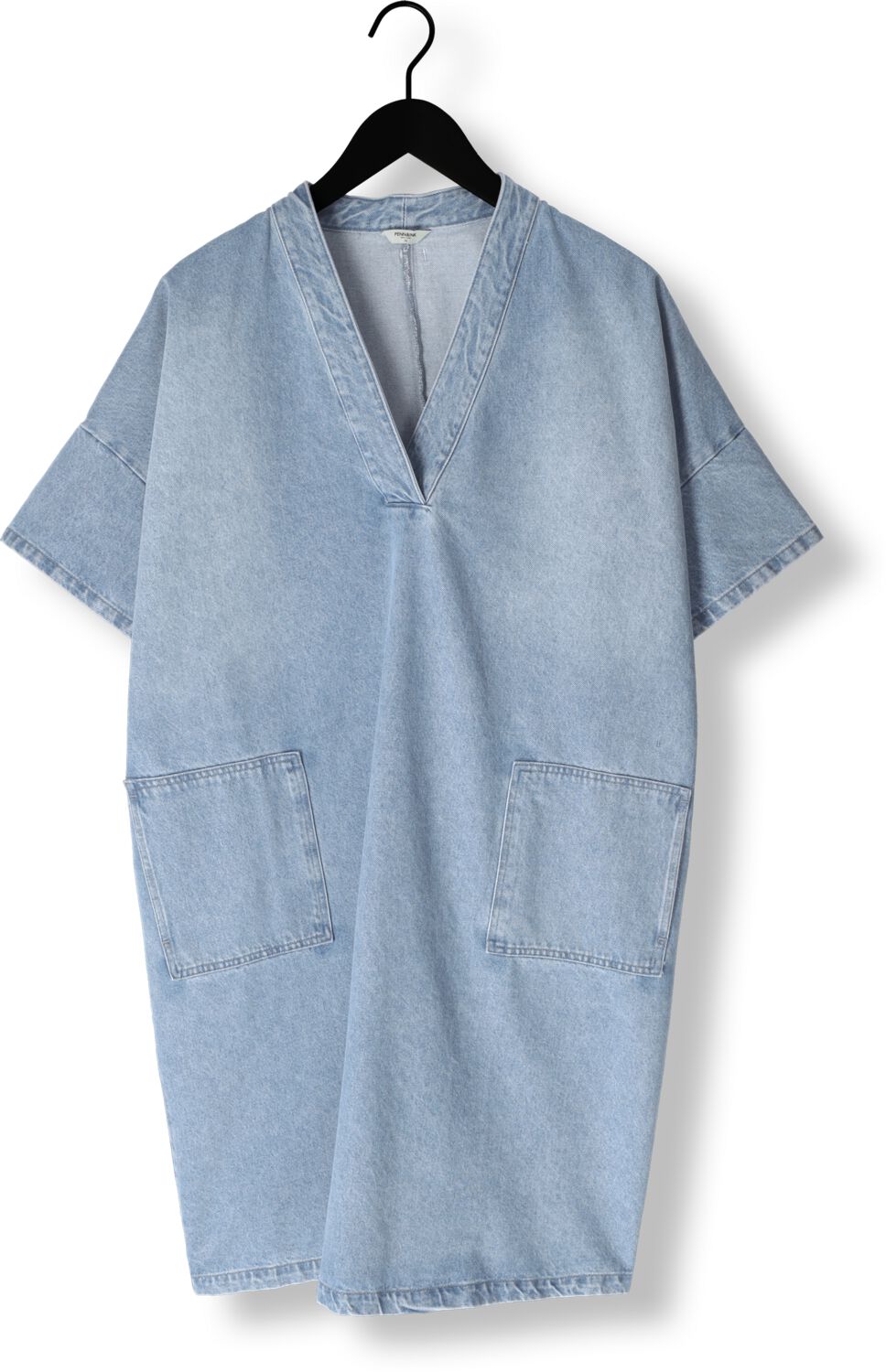 PENN & INK Dames Jurken Dress Lichtblauw