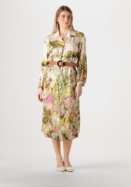 Groene CAROLINE BISS Midi jurk 1161 - large