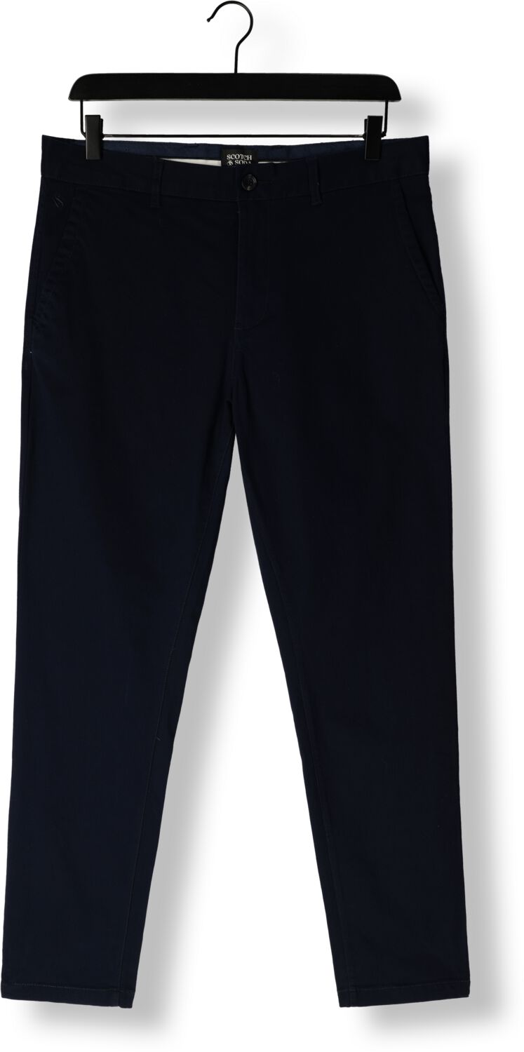 SCOTCH & SODA Heren Broeken Stuart Stretch Cotton Chino Donkerblauw