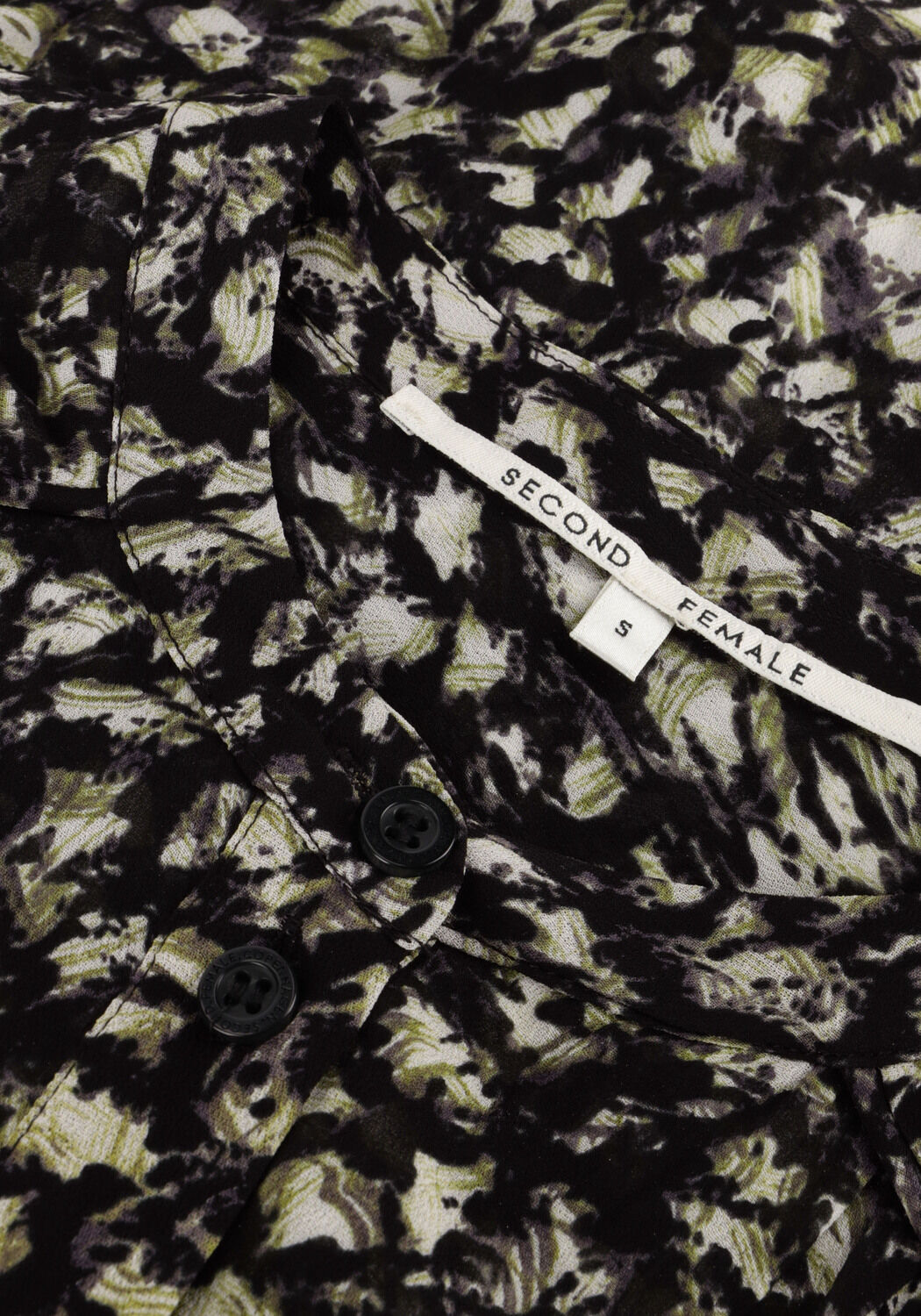 Zwarte SECOND FEMALE Blouses AYALI SHIRT - large