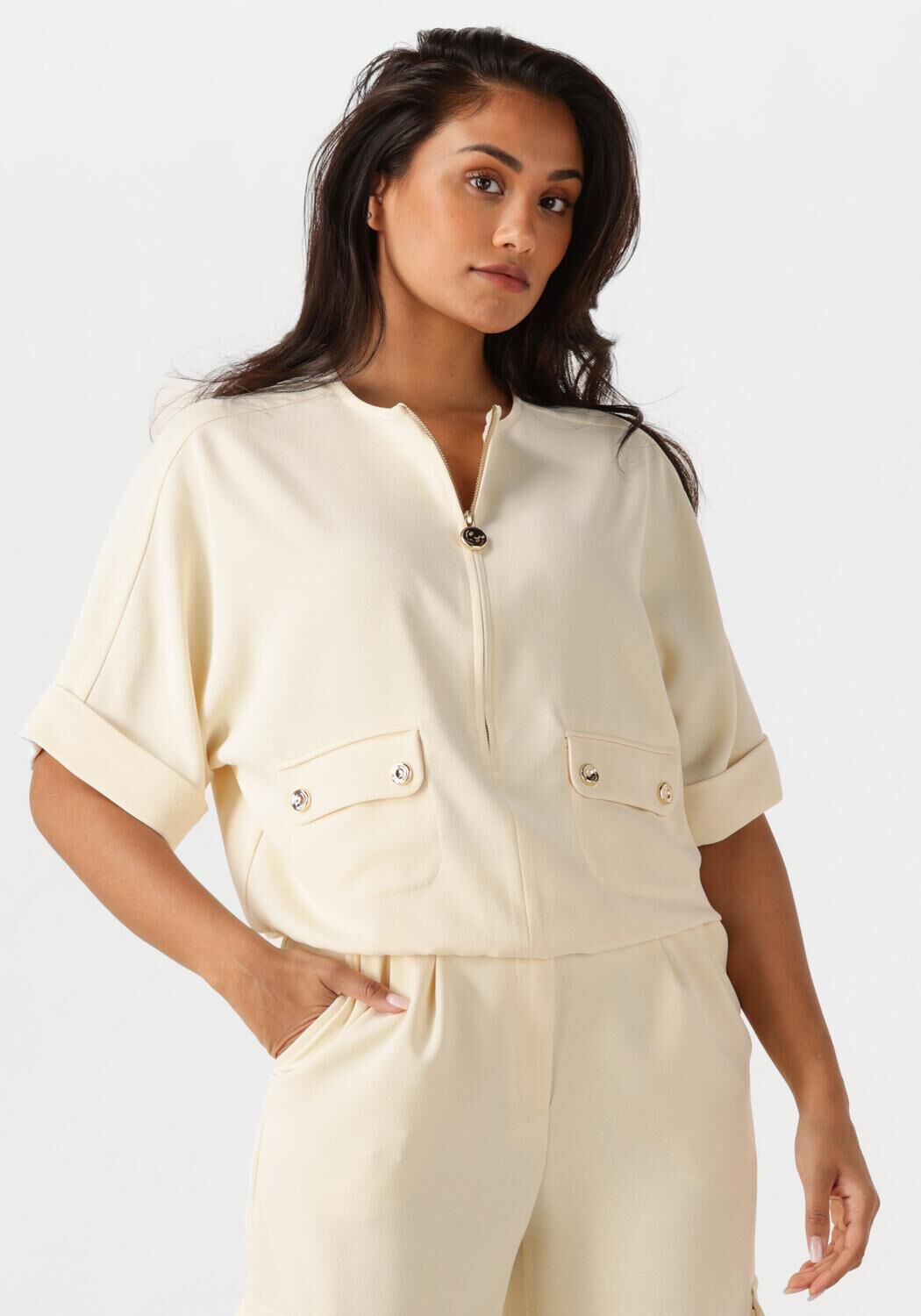 CAROLINE BISS Dames Tops & T-shirts 1645 Beige
