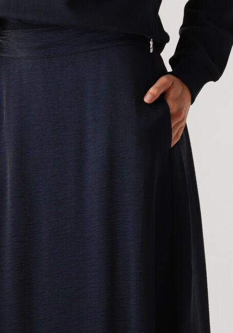 Donkerblauwe JANSEN AMSTERDAM Maxirok DAHLIA ROK WS 694 LONG - large