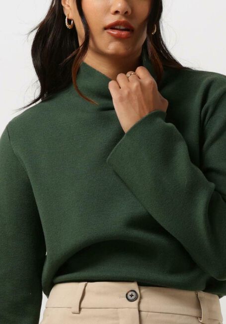 Groene MINUS Coltrui LUPI HIGH NECK KNIT PULLOVER - large