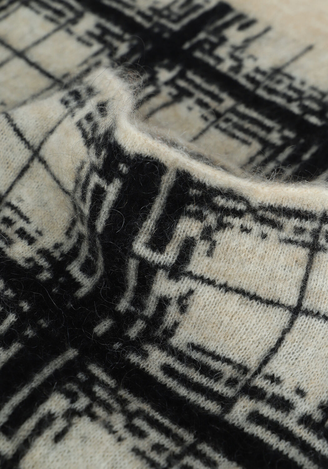 Zwarte SECOND FEMALE Trui LOUISA KNIT T-NECK - large