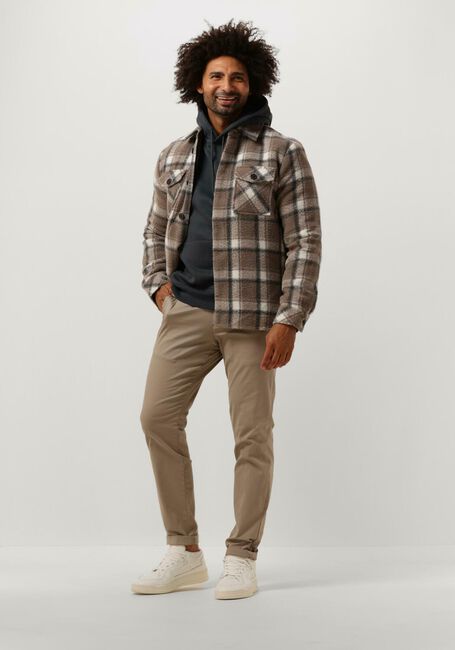 Bruine DSTREZZED Overshirt TEPPE OVERSHIRT - large
