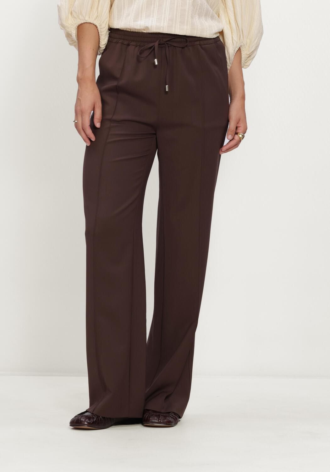 Bruine VANESSA BRUNO Wijde broek CLIFF - large