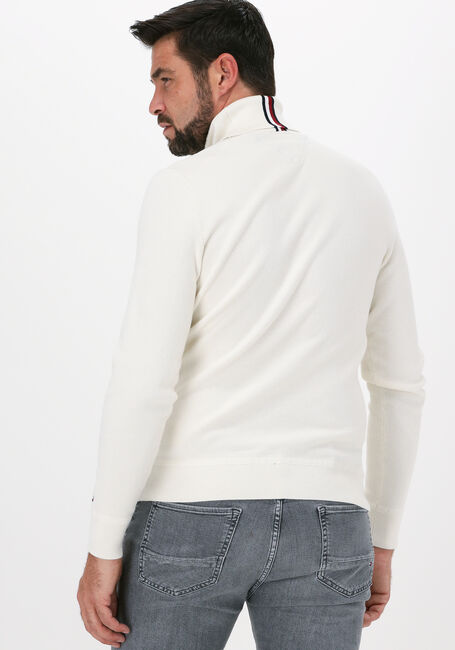 Gebroken wit TOMMY HILFIGER Coltrui ICON STRUCTURE ROLL NECK - large