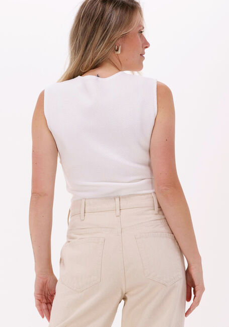 Witte VANILIA Top SLEEVELESS STRUC - large