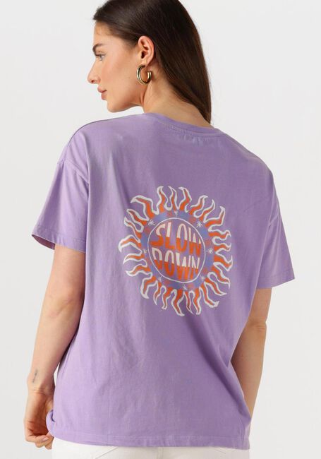 Paarse CATWALK JUNKIE T-shirt GRAPHIC TSHIRT - large