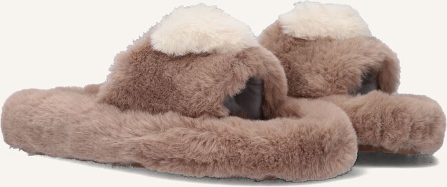 Bruine COLORS OF CALIFORNIA Pantoffels HEART Bruine COLORS OF CALIFORNIA Pantoffels HEART - large