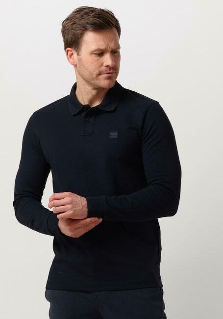 Donkerblauwe BOSS ORANGE Polo PASSERBY - large