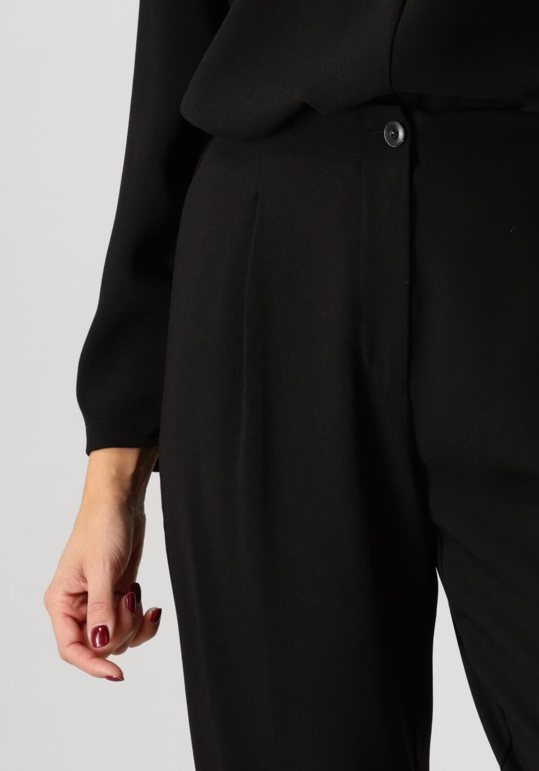 DANTE6 Dames Broeken Mimou Constructed Pants Zwart