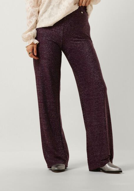 Paarse HARPER & YVE Wijde broek GLITTER-PA - large