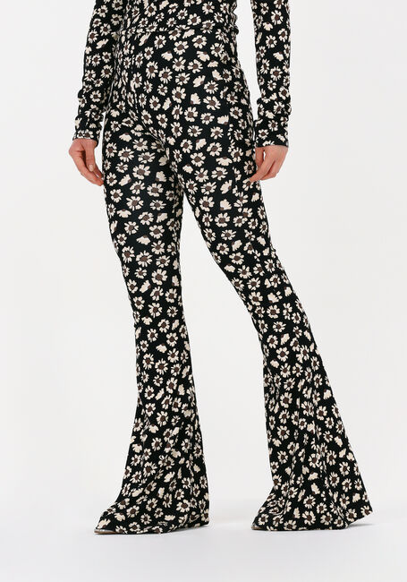 Bruine CATWALK JUNKIE Flared broek TR SUNFLOWERS - large
