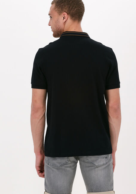 Zwarte FRED PERRY Polo MEDAL STRIPE POLO SHIRT - large