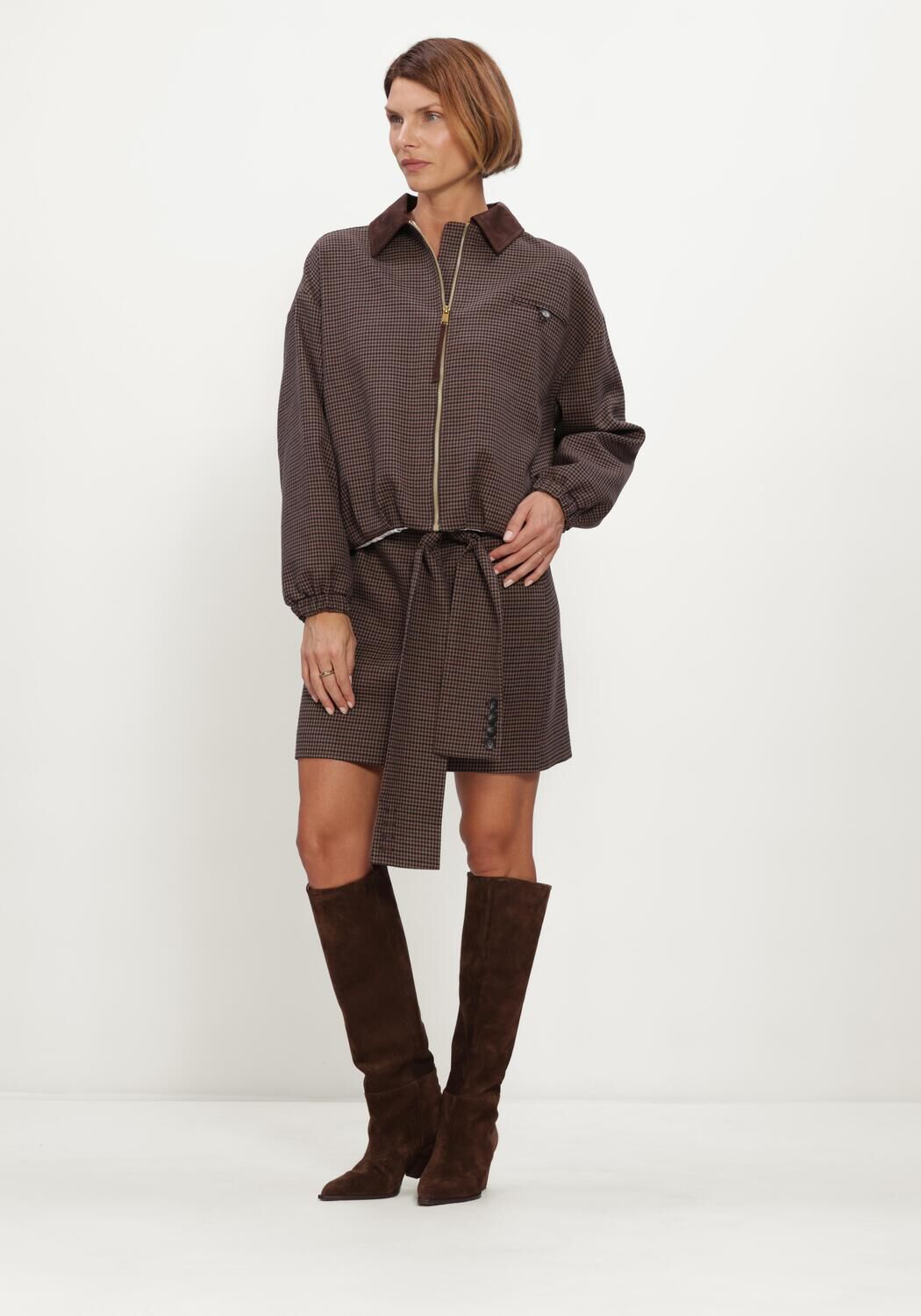 BEAUMONT Dames Jassen Vanessa Jacket Bruin