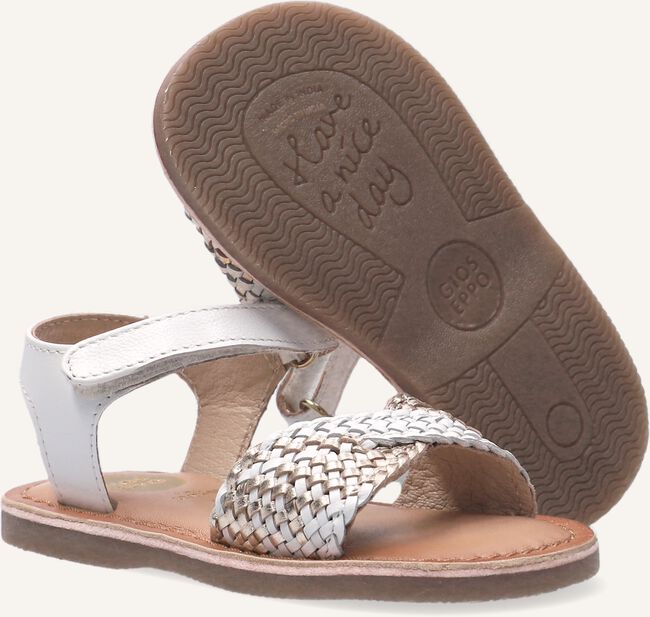 Witte GIOSEPPO Platte sandalen DEVANLAY Witte GIOSEPPO Platte sandalen DEVANLAY - large