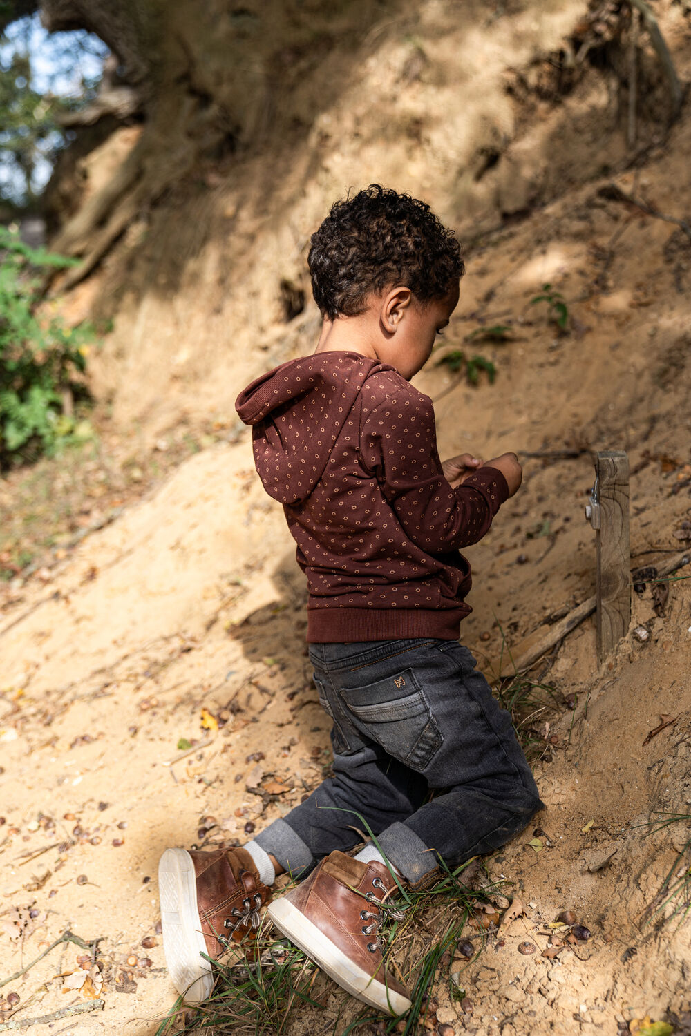 Grijze KOKO NOKO Slim fit jeans Q52818 - large