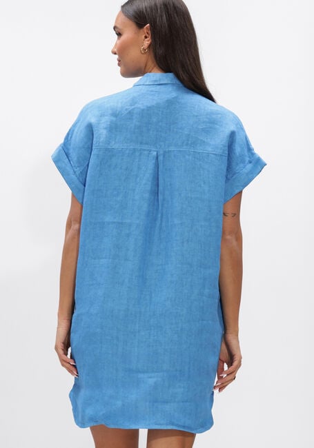Blauwe BY-BAR Mini jurk HELLA LINEN DRESS - large