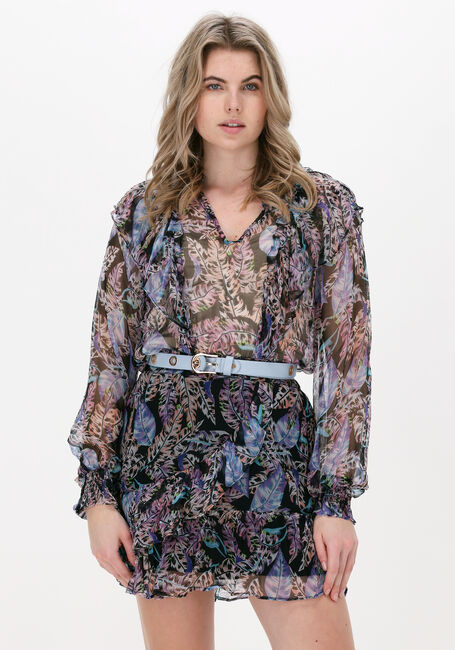 Multi ALIX THE LABEL Blouses ANIMAL LEAVES TOP - large