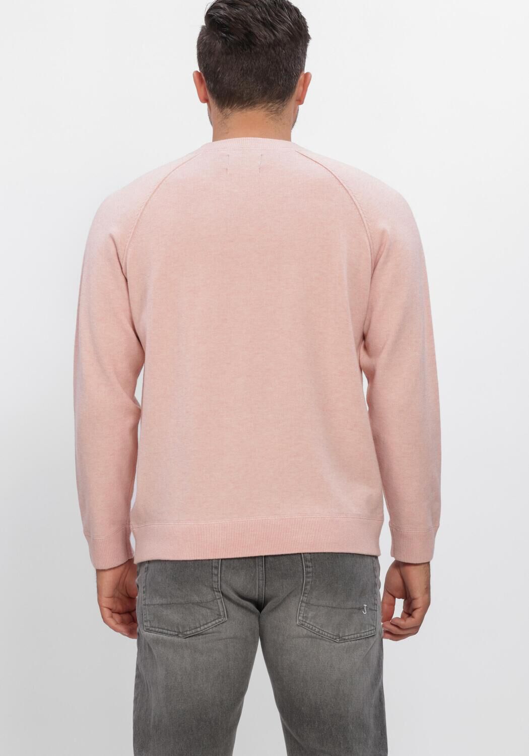 Lichtroze BUTCHER OF BLUE Trui CLIFDEN SWEAT CREW - large