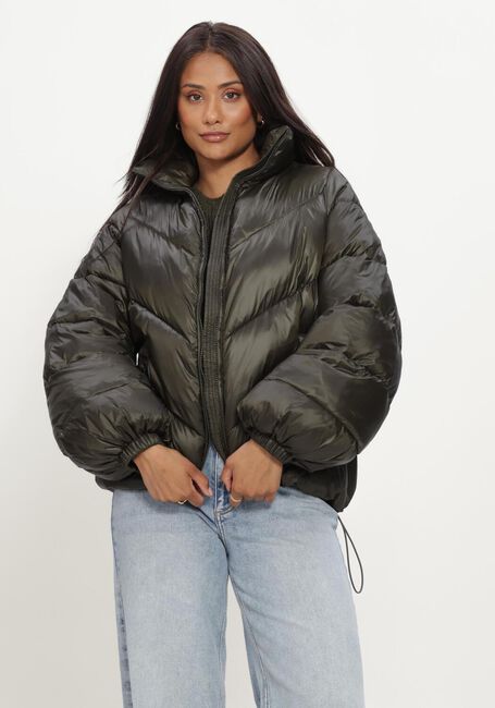 Donkergroene MODSTR&Ouml;M Gewatteerde jas TETRISMD JACKET - large