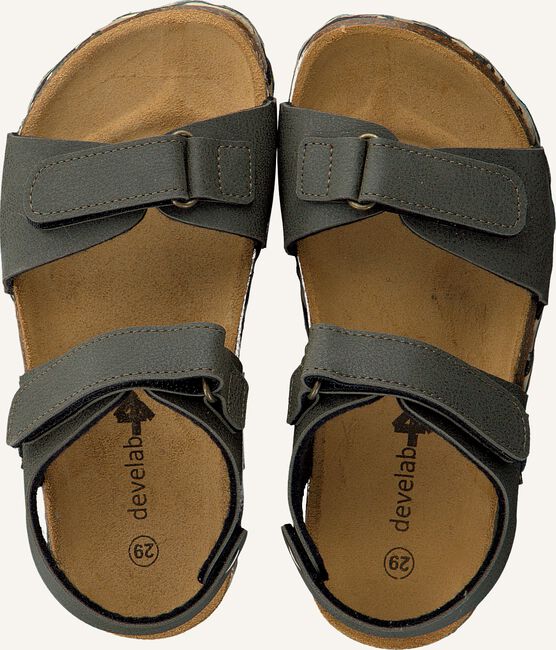 Groene DEVELAB Platte sandalen 48163 Groene DEVELAB Platte sandalen 48163 - large