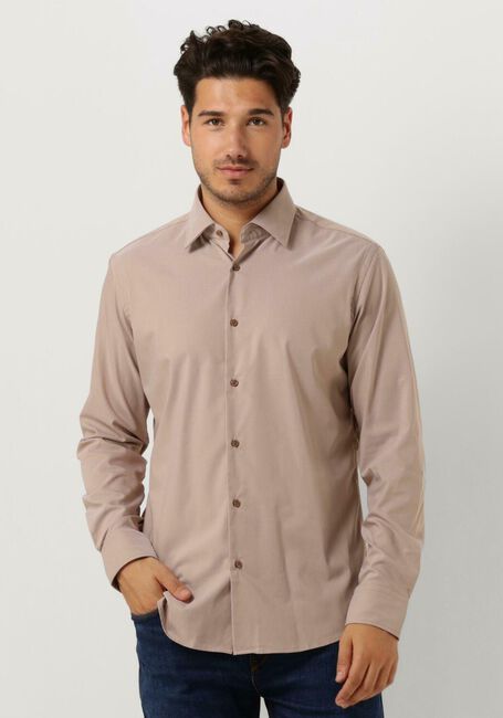 Beige BOSS BLACK Klassiek overhemd P-JOE-KENT-C1-222 - large