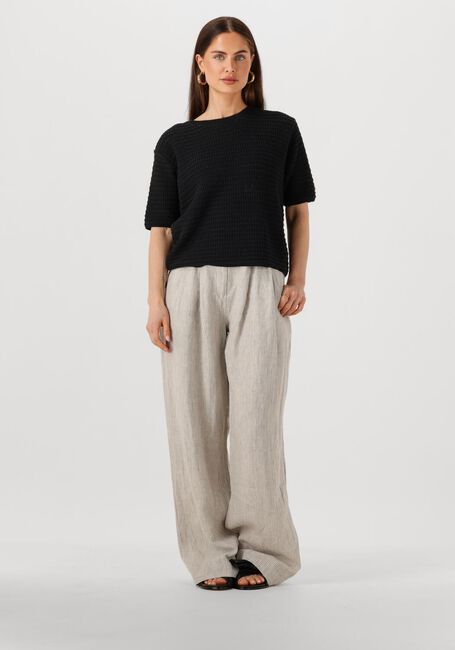 Zwarte WITHBLACK Top WBLKINDRA SS TEE - large