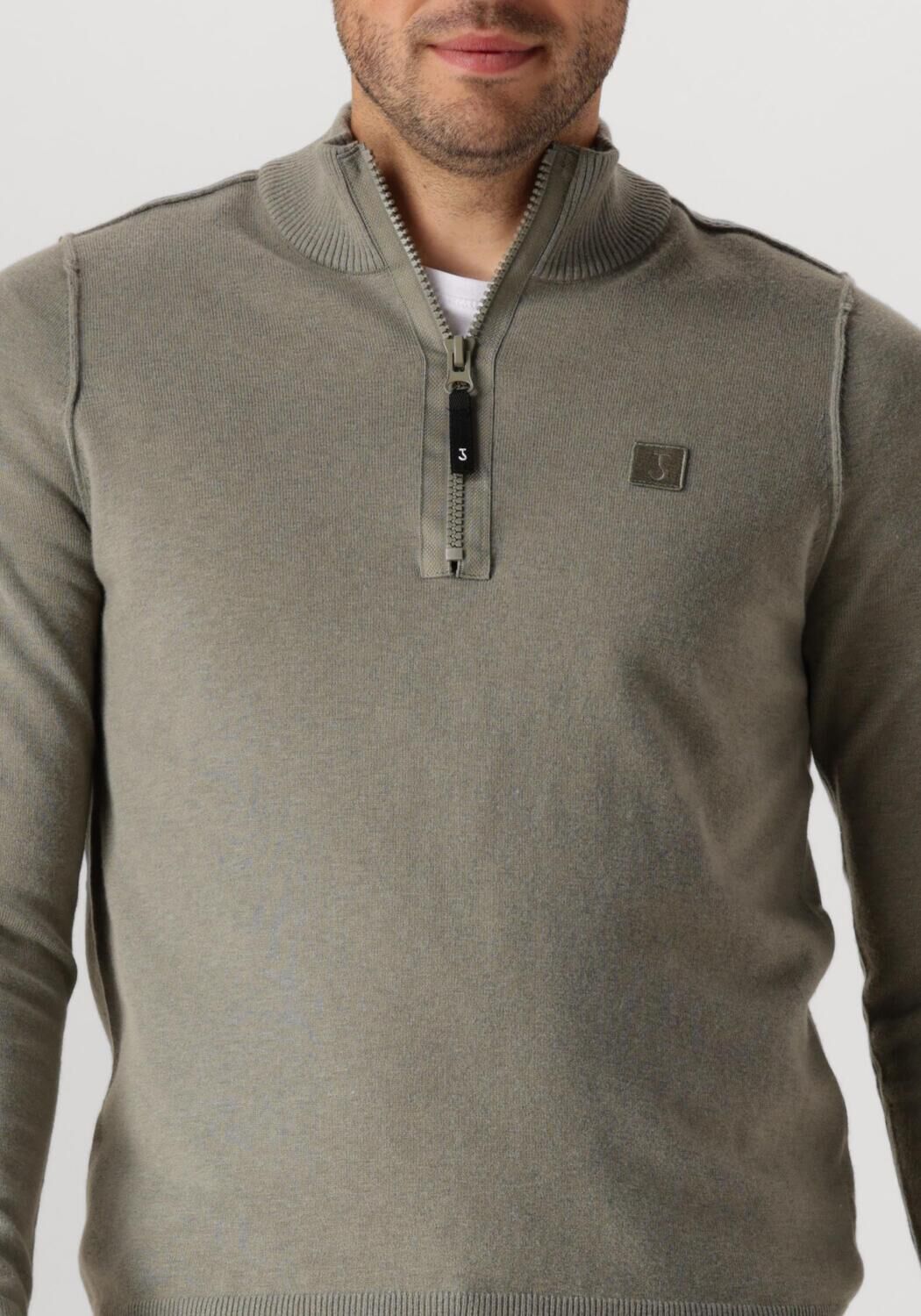 BUTCHER OF BLUE Heren Truien & Vesten Clifden Halfzip Groen