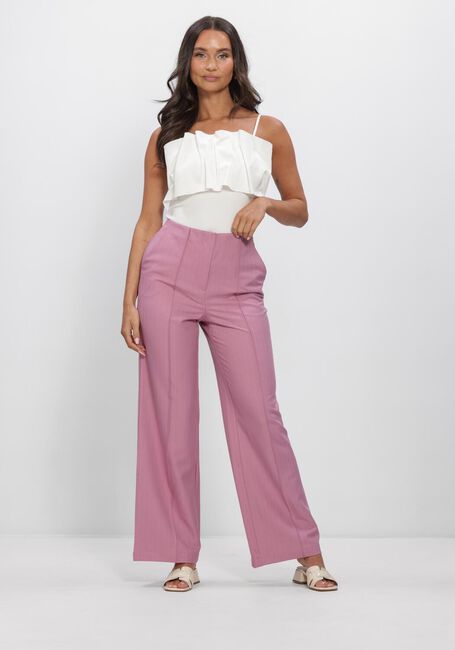 Witte SELECTED WOMEN Top SLFVINELLE PLEATED BANDEAU TOP - large