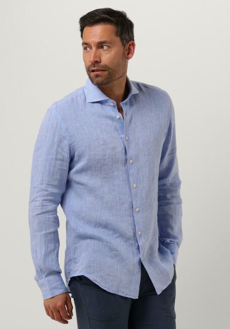Lichtblauwe PROFUOMO Casual overhemd PPUH10026 - large