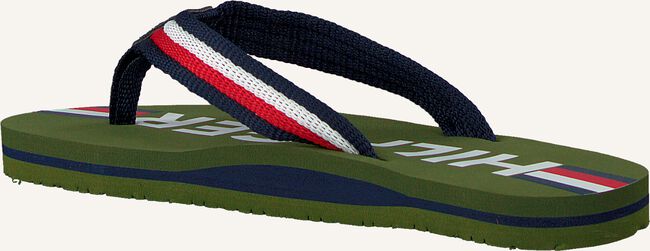 Groene TOMMY HILFIGER Teenslippers MAXI LETTERING PRINT Groene TOMMY HILFIGER Teenslippers MAXI LETTERING PRINT - large