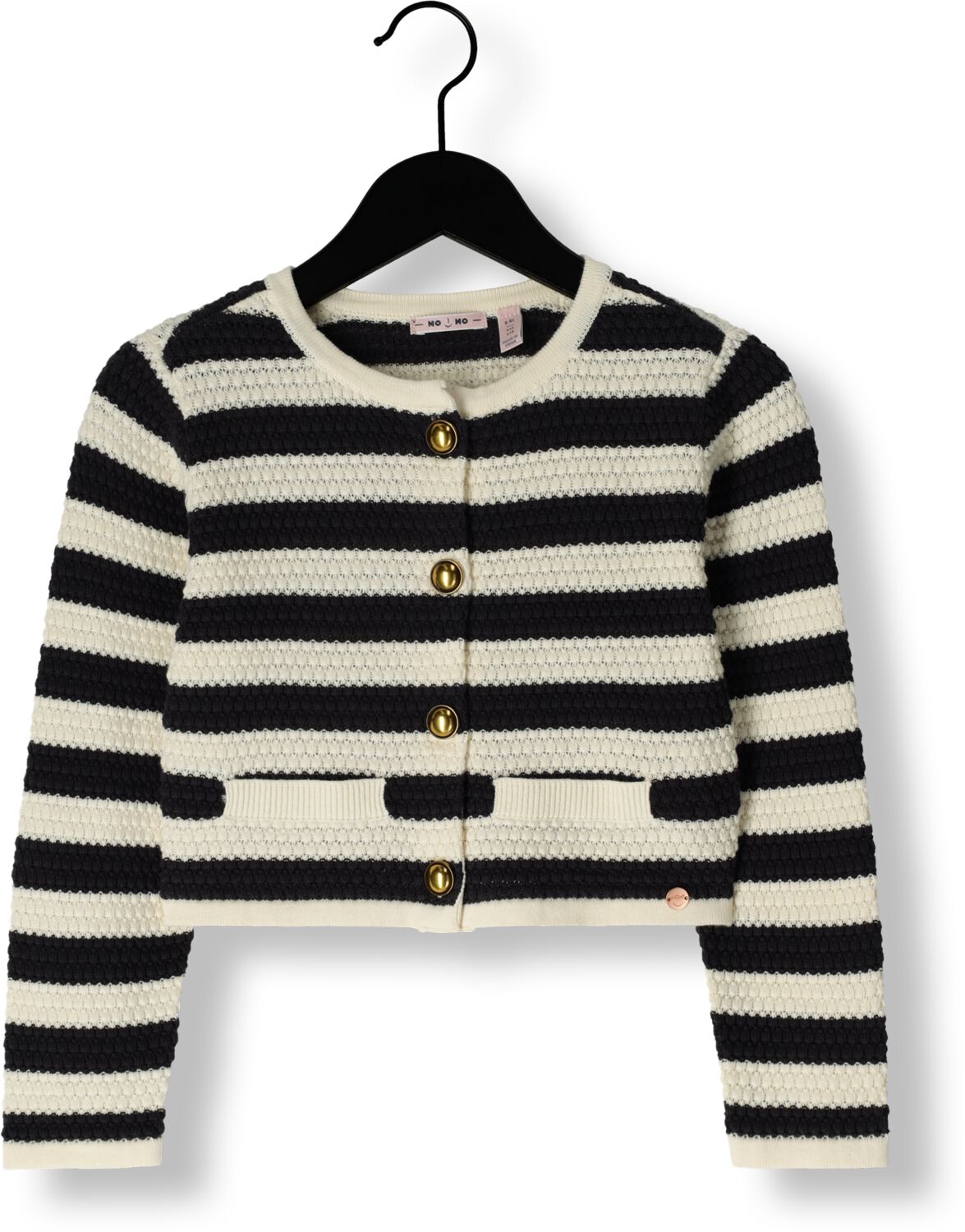 NONO Meisjes Truien & Vesten Aiko Striped Cardigan Wit
