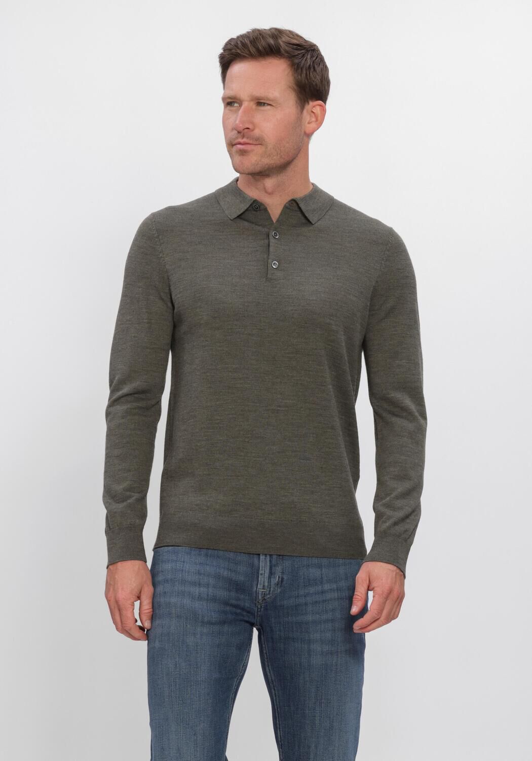 Khaki PROFUOMO Trui PPXJ30029 - large