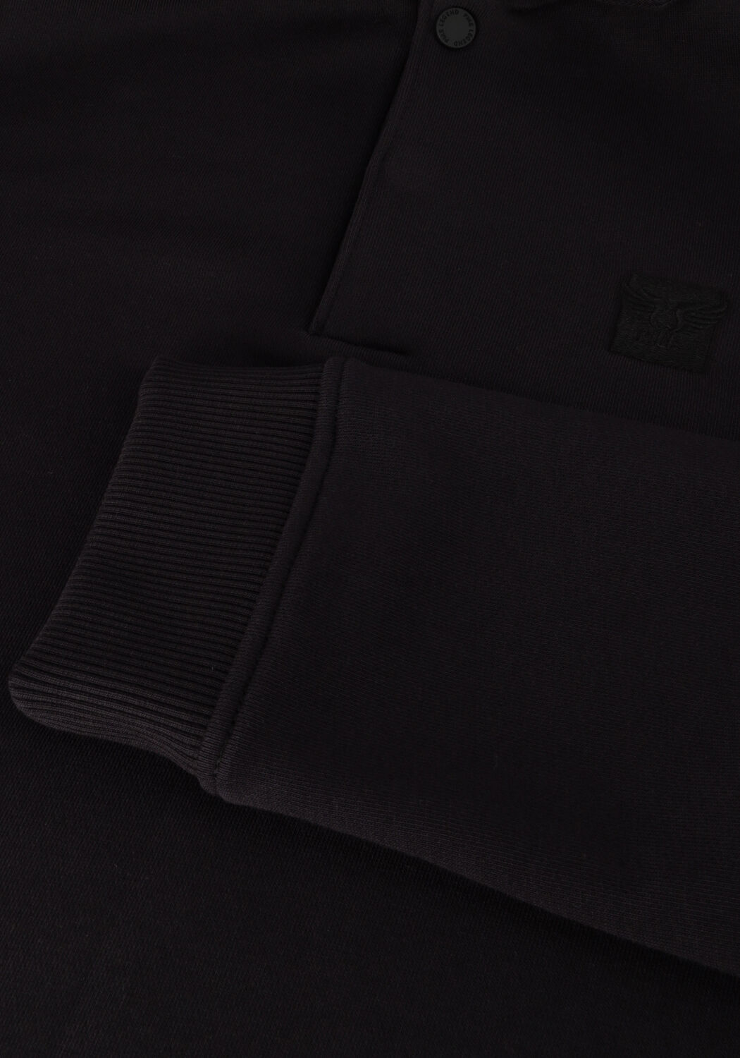 Zwarte PME LEGEND Truien/vesten HALF BUTTON COLLAR SOFT BRUSHED FLEECE - large