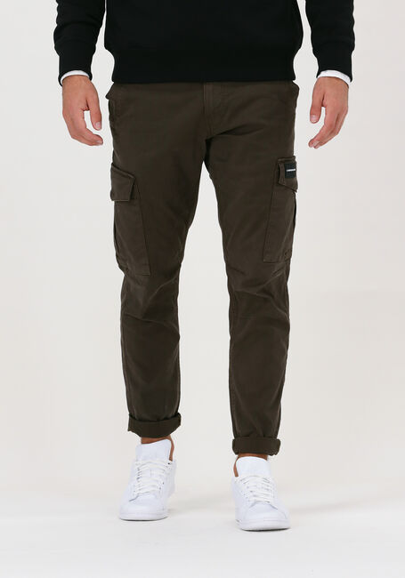 Groene CALVIN KLEIN Cargobroeken SKINNY WASHED CARGO PANT - large
