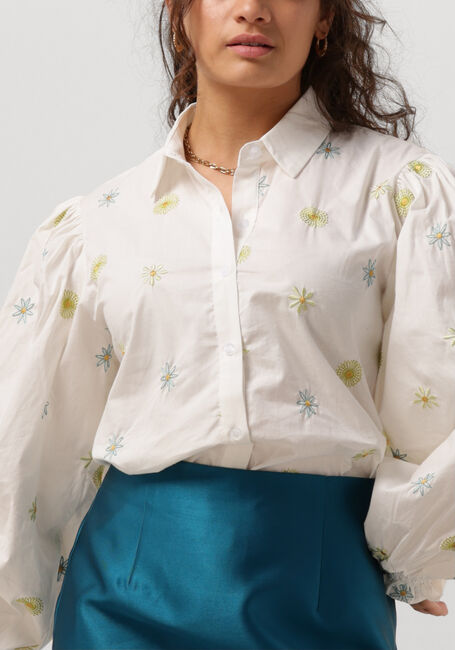 Lime YDENCE Blouses BLOUSE CINDY FLOWER - large